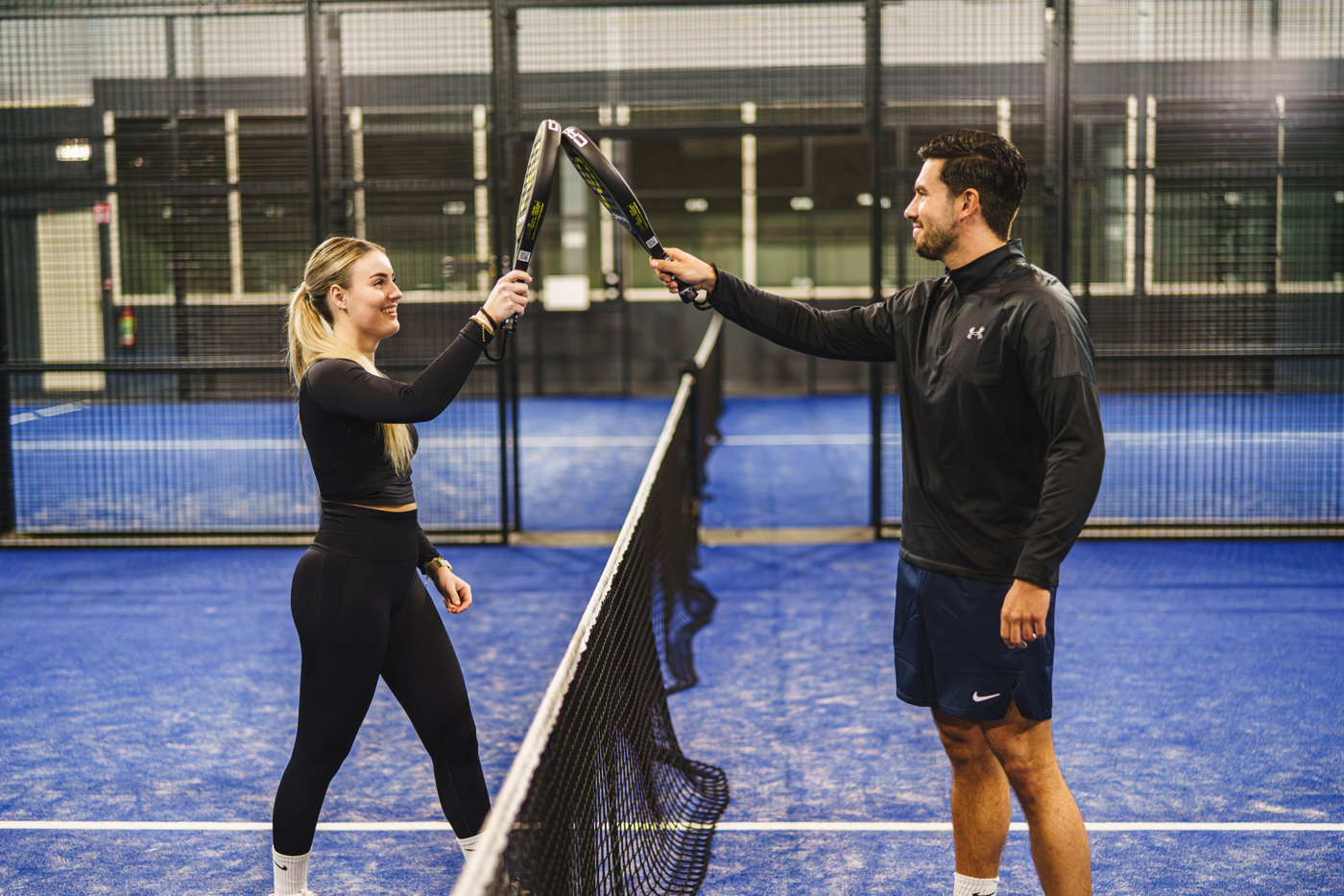 Padel 1 Tegen 1 Spelers